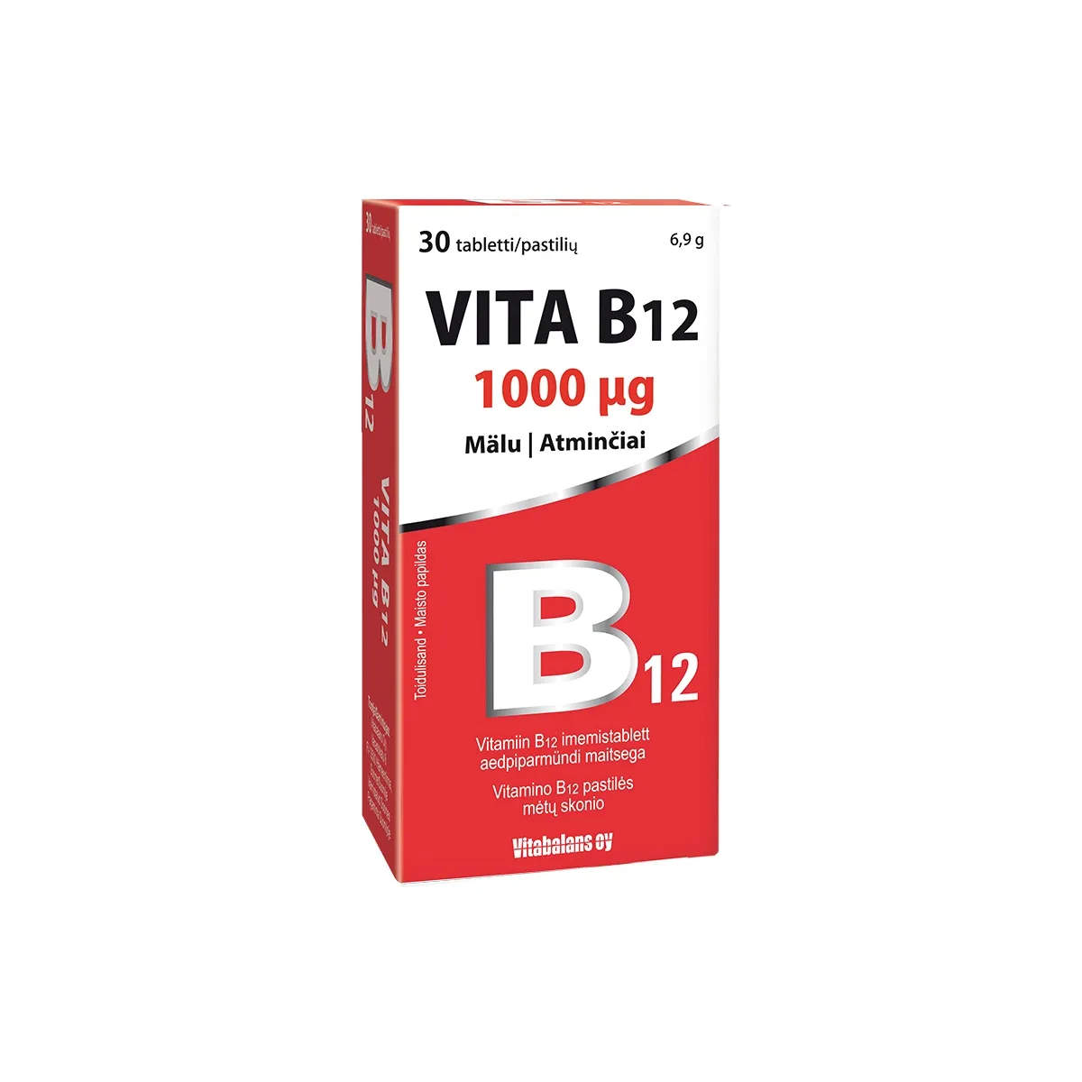 VITA B12 IMEMISTBL 1000MCG N30 - Изображение товара