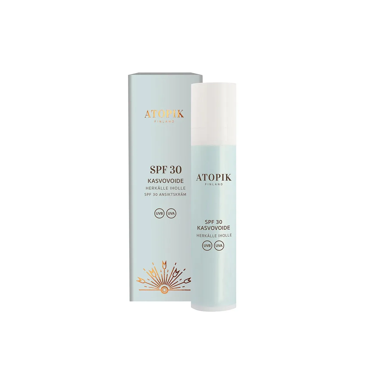 ATOPIK PÄIKESEKAITSEKREEM SPF30 NÄOLE 50ML - Изображение товара