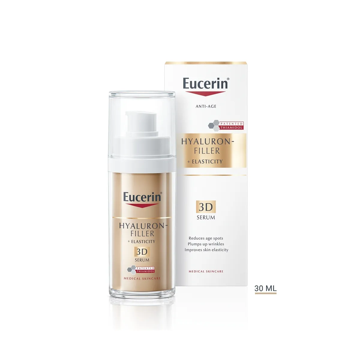 EUCERIN HYALURON FILLER+ELASTICITY 3D SEERUM 30ML UUS