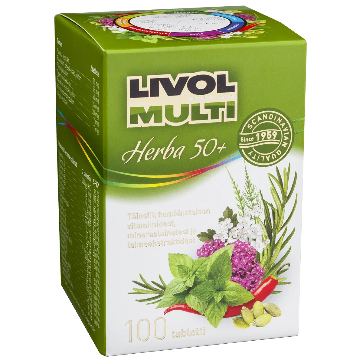 LIVOL MULTI HERBA 50+ TBL N100 - Изображение товара