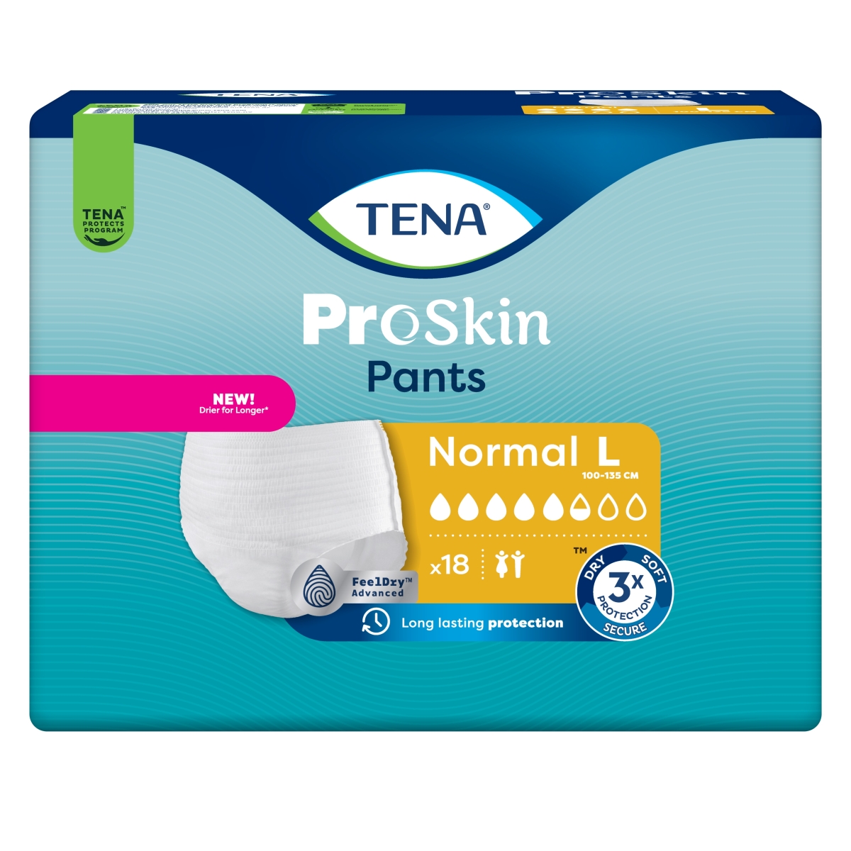 TENA PANTS NORMAL L N18 UUS