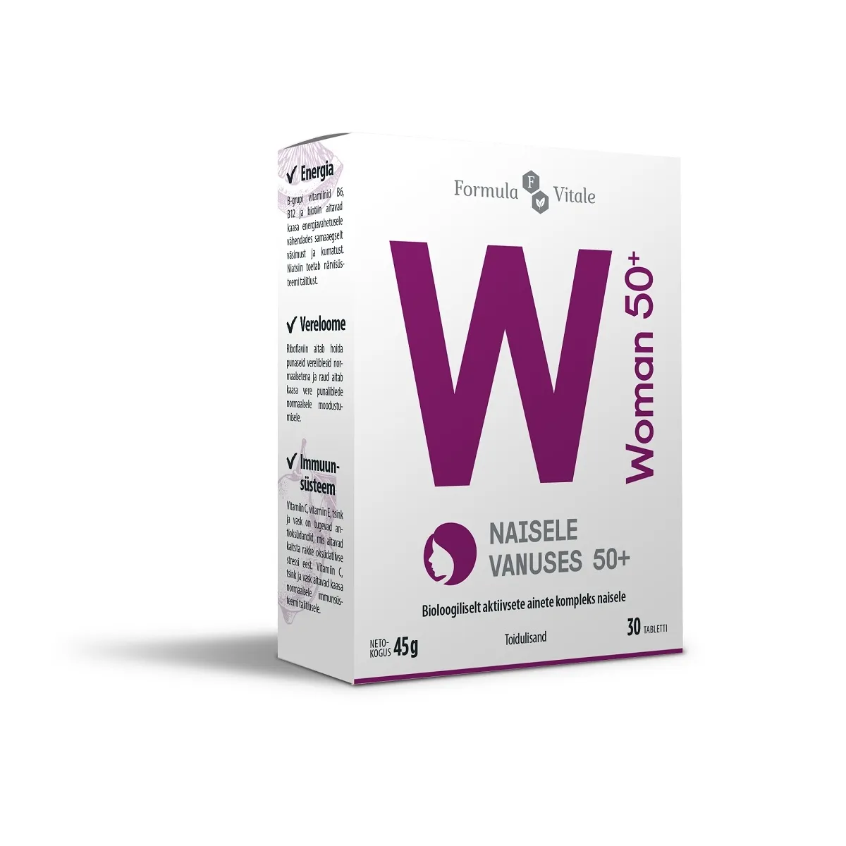 FORMULA VITALE WOMAN 50+ TBL N30 - Изображение товара