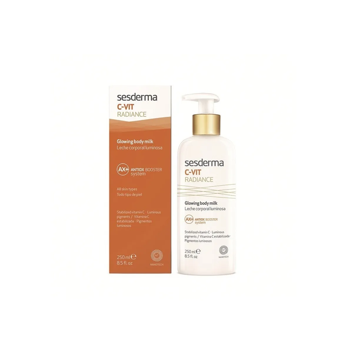 SESDERMA C-VIT RADIANCE SÄRAANDEV KEHAEMULSIOON 250ML - Изображение товара