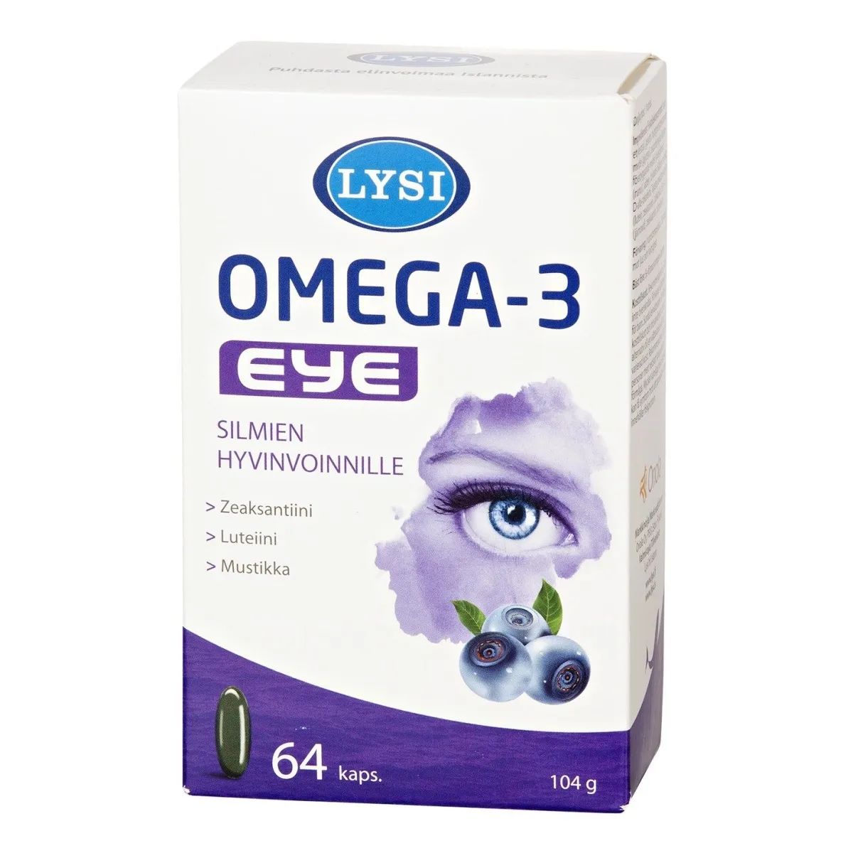 LYSI OMEGA-3 EYE CAPS N64 - Изображение товара