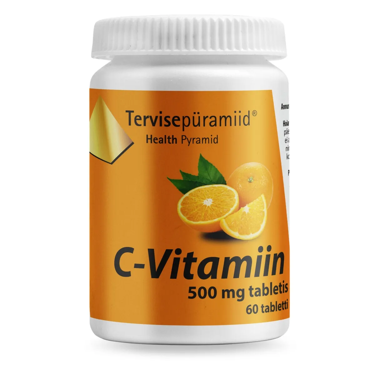 TERVISEPÜRAMIID C-VITAMIIN TBL 500MG N60 - Изображение товара