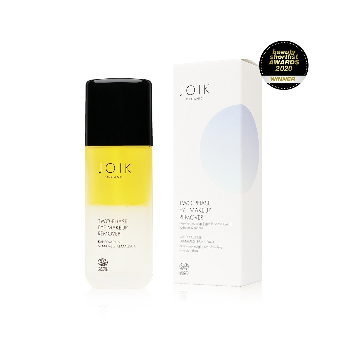 JOIK ORGANIC SILMAMEIGI EEMALDAJA KAHEFAASILINE 100ML