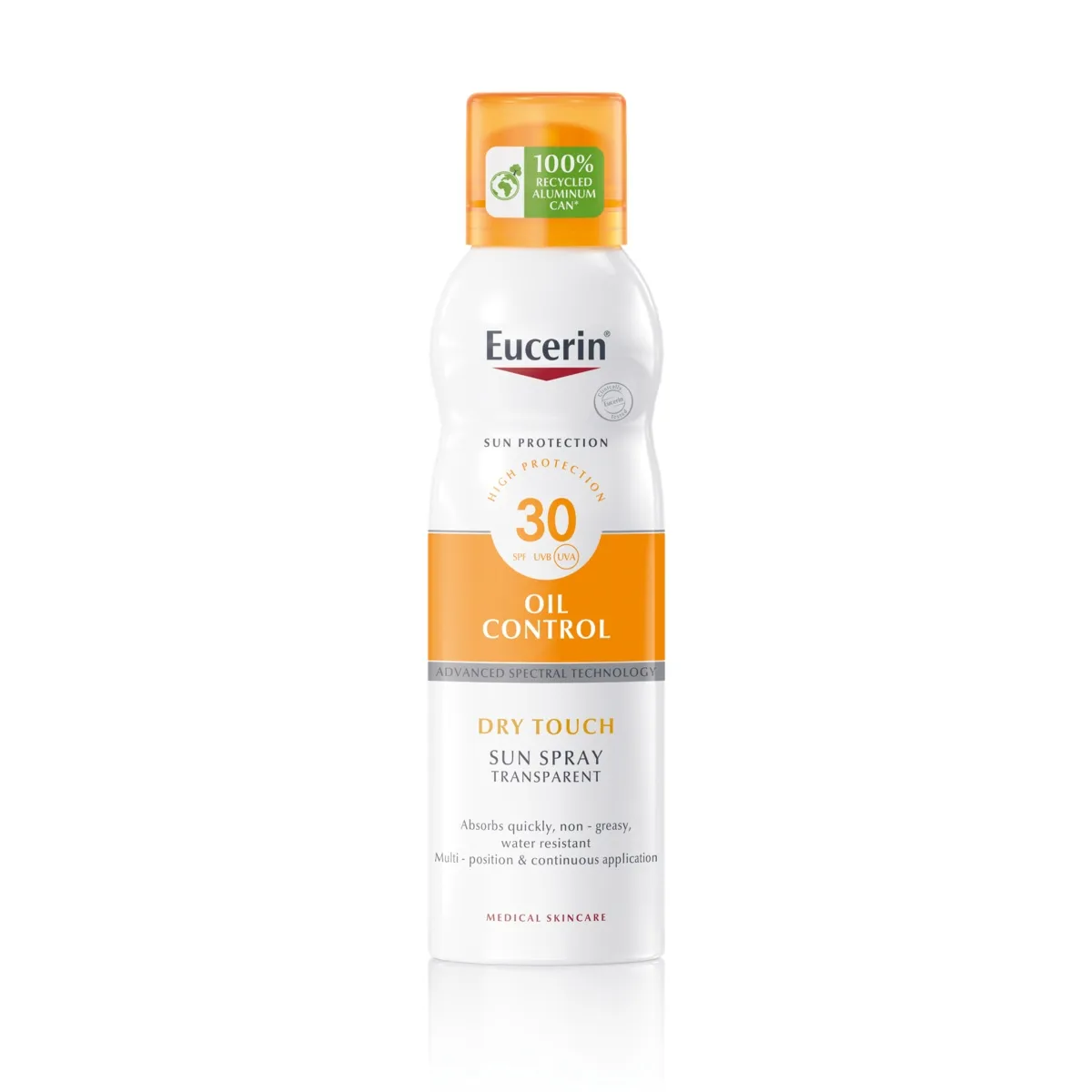 EUCERIN SUN PÄIKESEKAITSEAEROSOOL VÄRVITU SPF30 200ML - Изображение товара