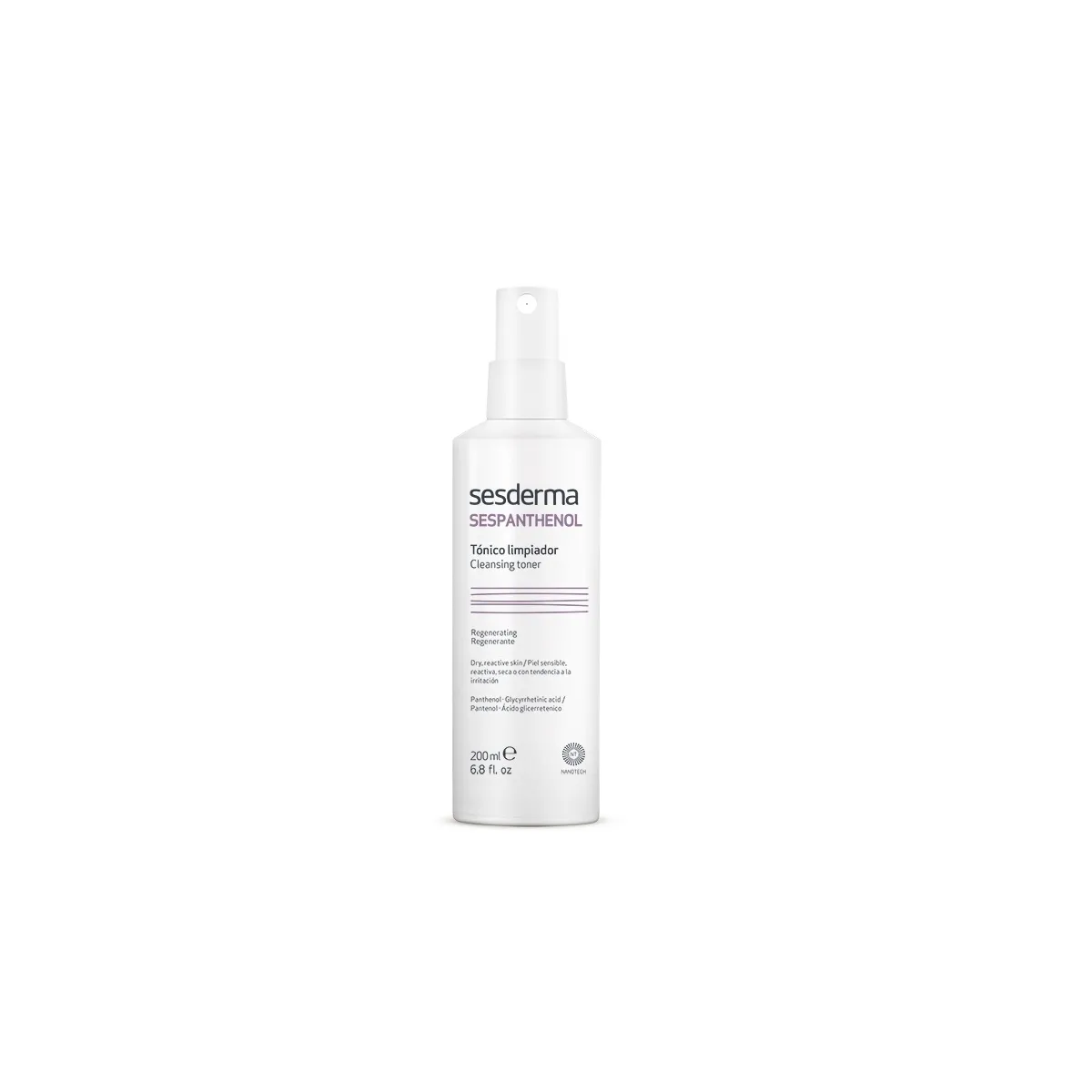 SESDERMA SESPANTHENOL PUHASTUSTOONIK TUNDLIKULE NAHALE 200ML - Изображение товара