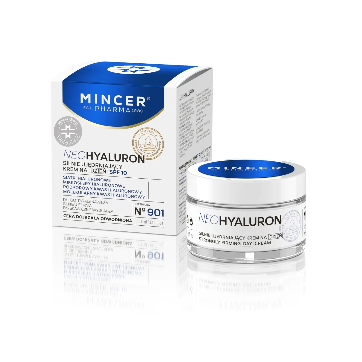 MINCER PHARMA NEO HYALURON PÄEVAKREEM NIISUTAV SPF10 50ML