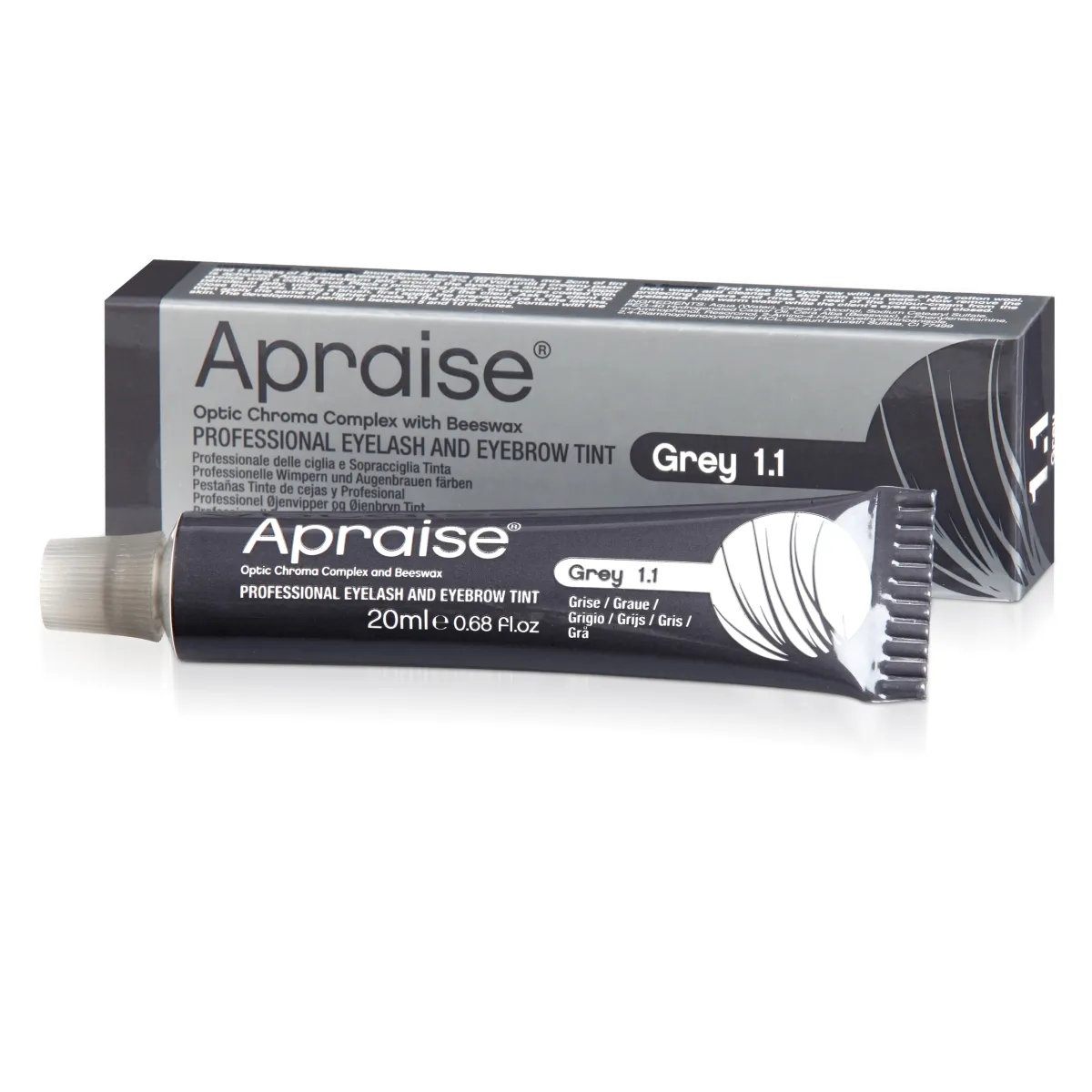 APRAISE RIPSME- JA KULMUVÄRV - NO.1,1 GREY 20 ML - Изображение товара