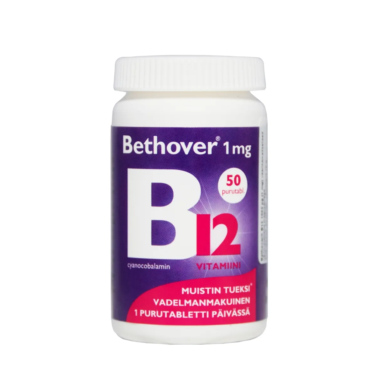 BETHOVER B12 VITAMIIN IMEMISTBL 1000MCG N50 - Изображение товара