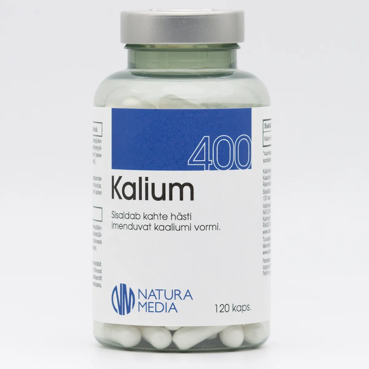 KAALIUM VAHVA KAPSLID 400MG N120 - Product Image