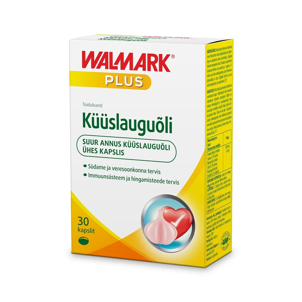 WALMARK KÜÜSLAUGUÕLI KAPSLID N30 - Изображение товара