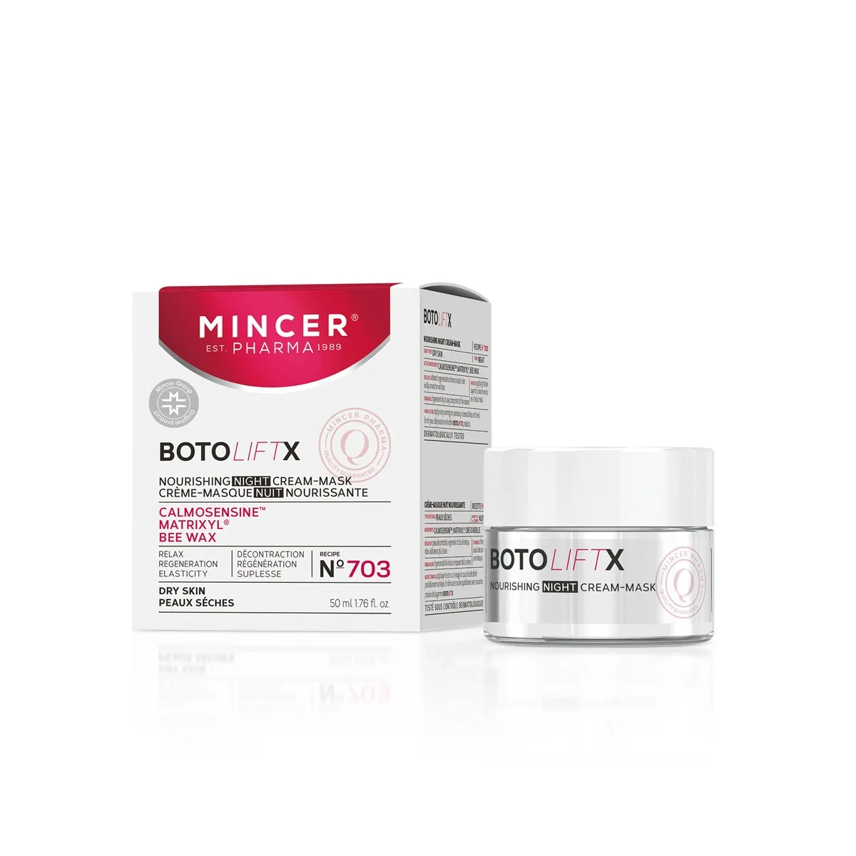 MINCER PHARMA BOTOLIFTX ÖÖKREEM MASK 50ML