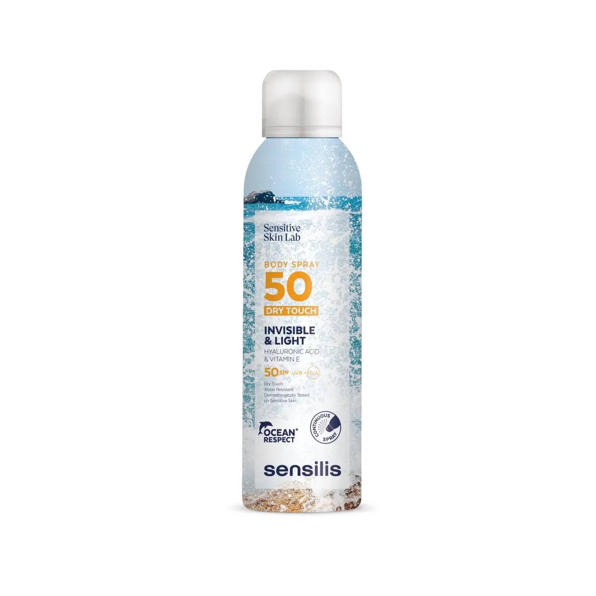 SENSILIS PÄIKESEKAITSESPREI KEHALE TUNDLIK NAHK SPF 50+ 200ML