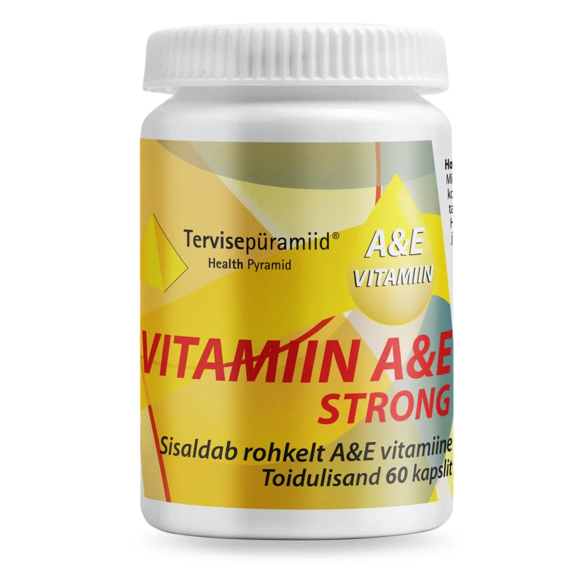 TERVISEPÜRAMIID VITAMIIN A+E STRONG KAPSLID N60