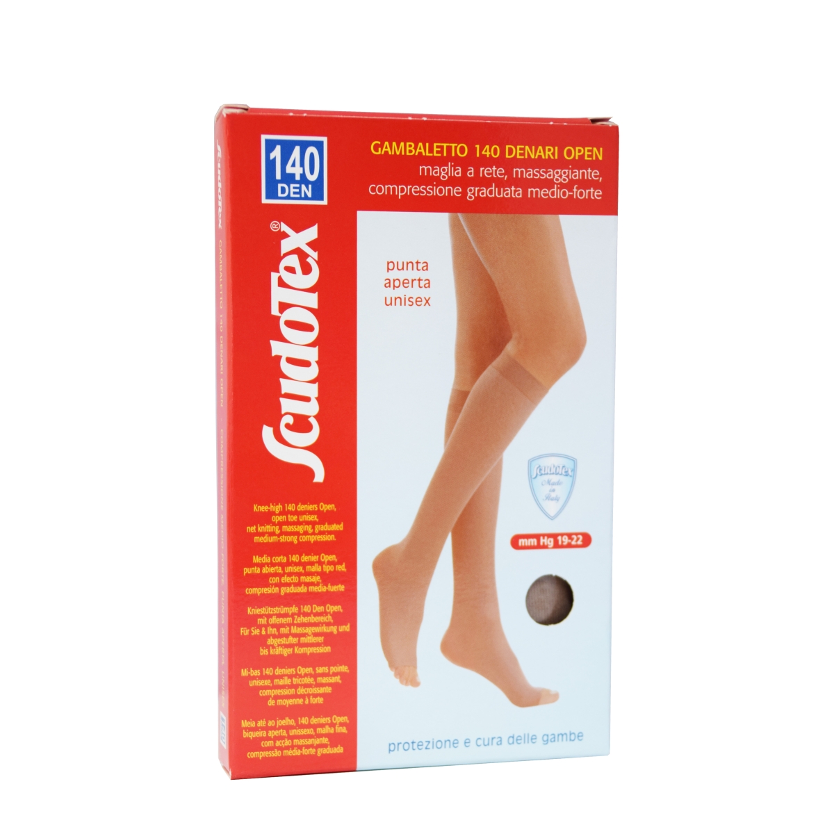 ГОЛЬФЫ SCUDOTEX С ОТКРЫТЫМ НОСКОМ 140DEN T3 NATURE(S598NA/3) - Product Image