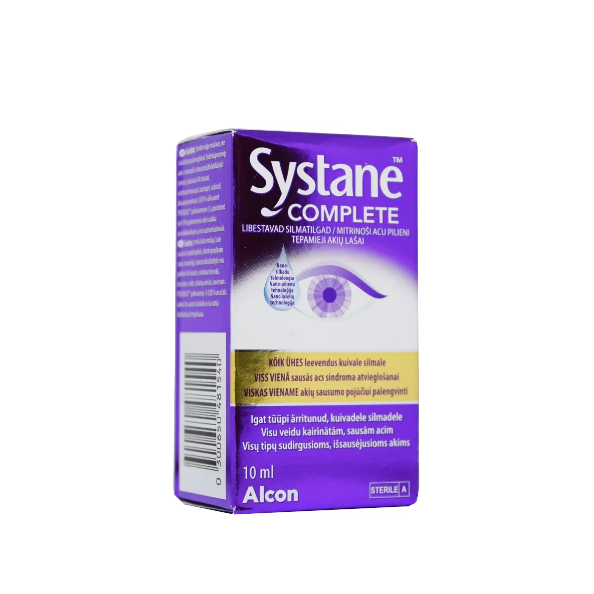 SYSTANE COMPLETE NIISUTAVAD SILMATILGAD 10ML - Изображение товара