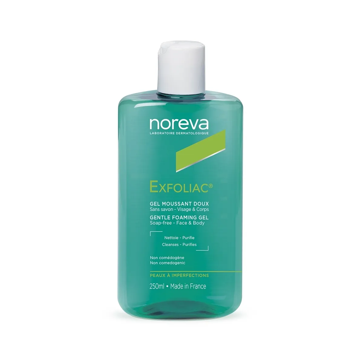 NOREVA EXFOLIAC PESUGEEL ÕRN AKNELISELE NAHALE 250ML - Изображение товара