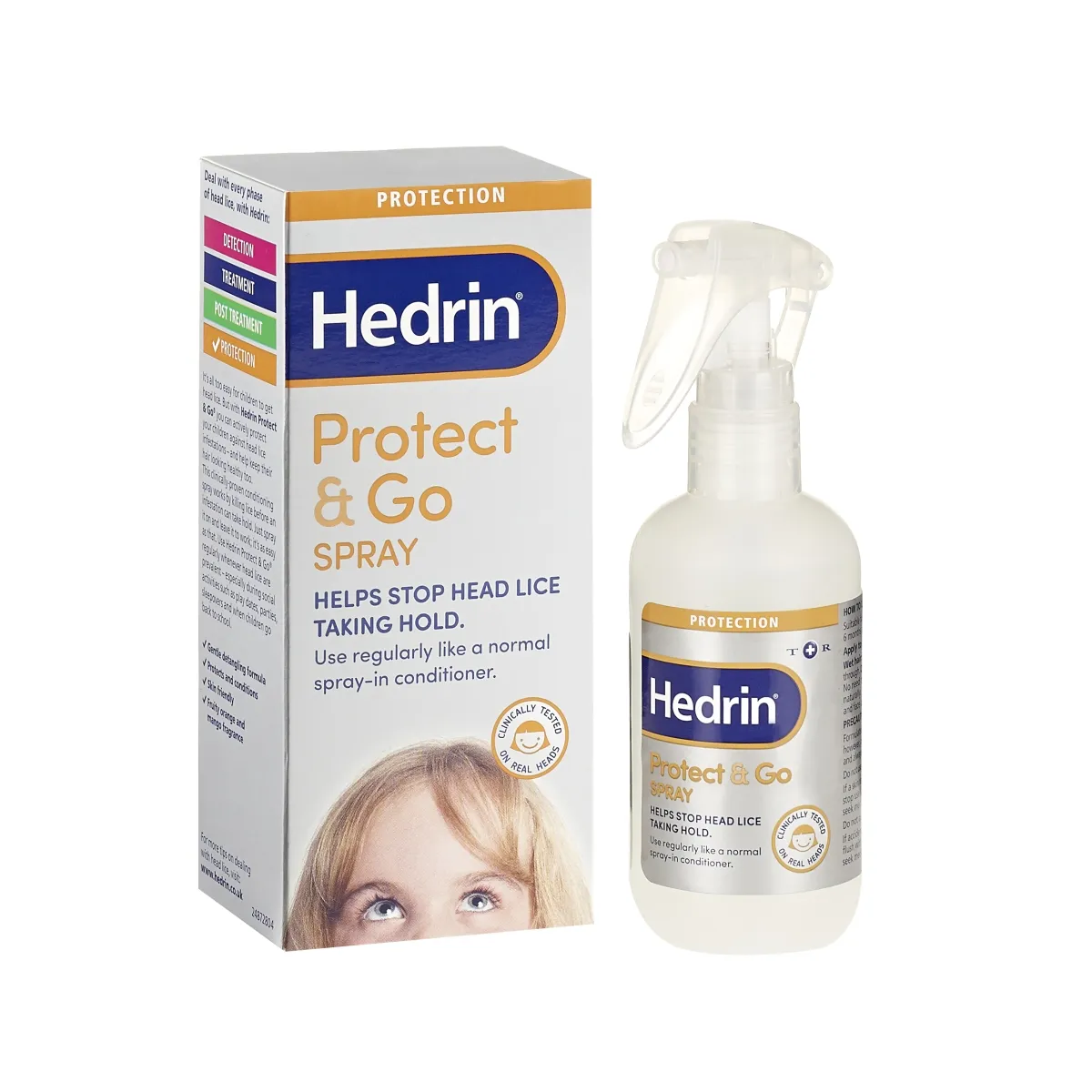 HEDRIN PROTECT&GO SPRAY PEATÄIDE ENNETAMISEKS 250ML - Изображение товара