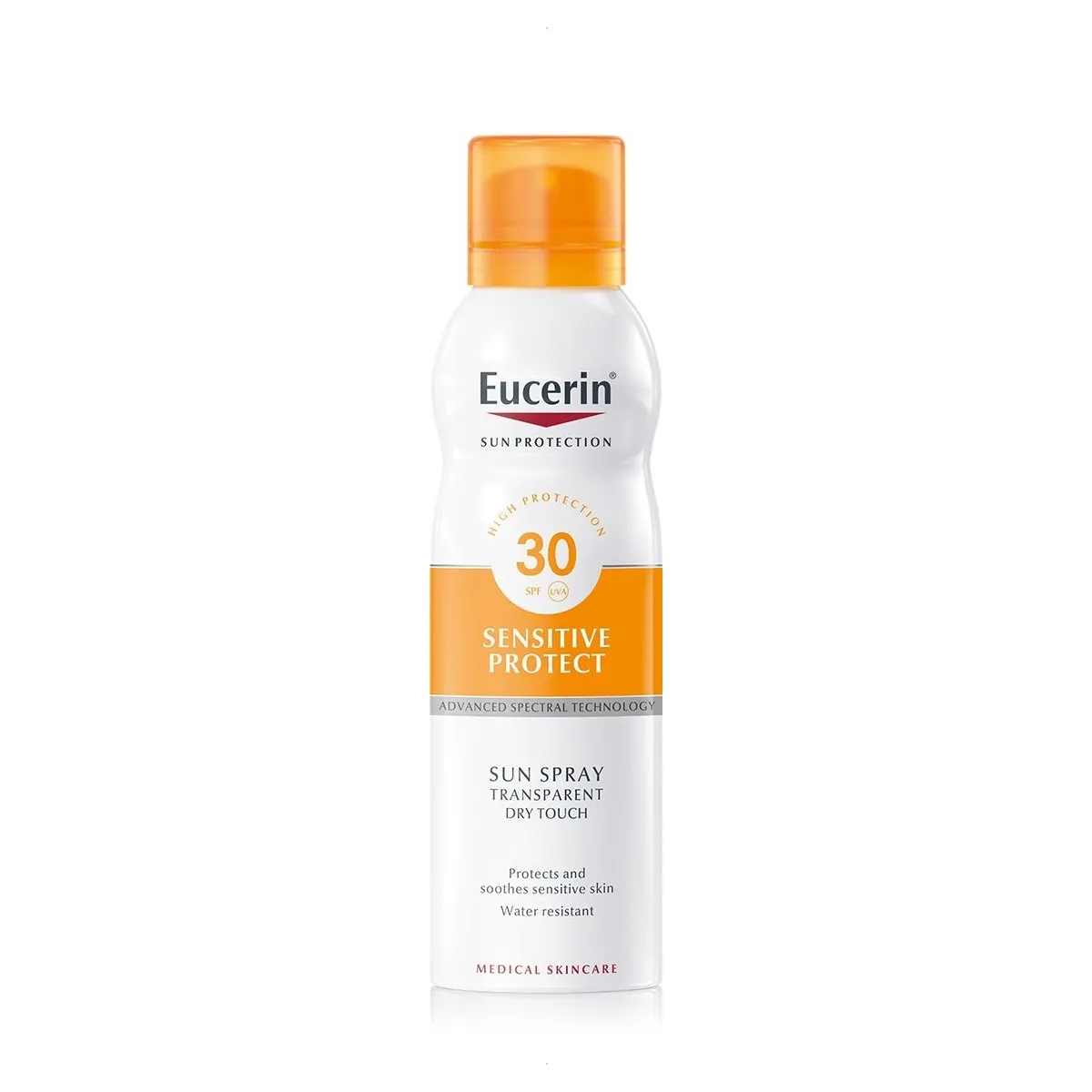 EUCERIN SUN VÄRVITU PÄIKESEKAITSEAEROSOOL SPF30 200ML - Изображение товара