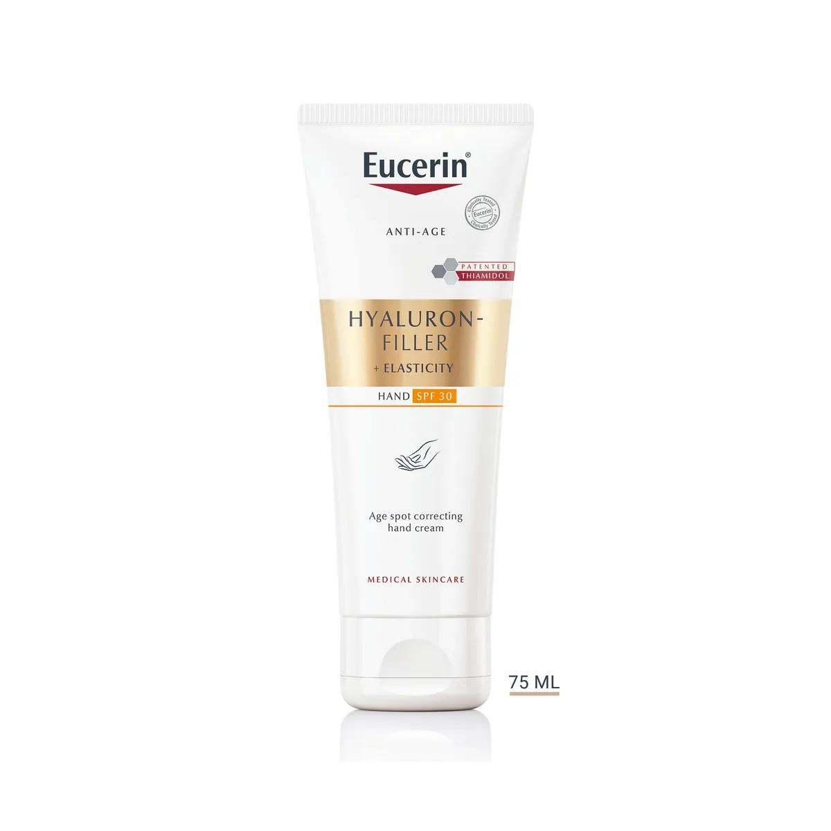 EUCERIN HYALURON FILLER+ELASTICITY KÄTEKREEM 75ML UUS