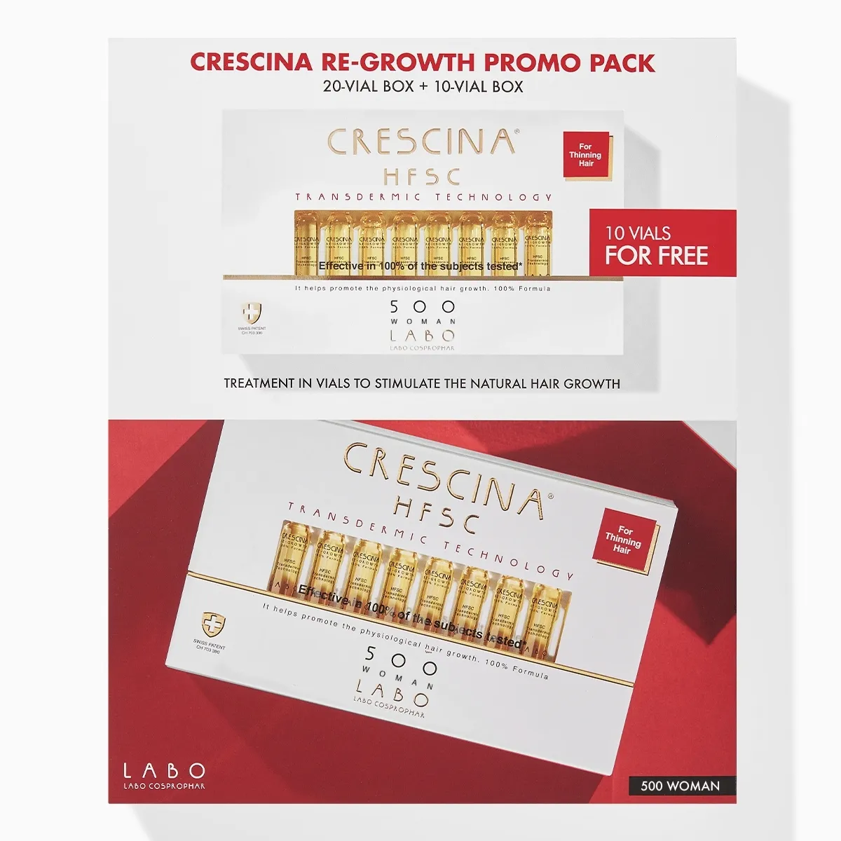 CRESCINA TRANSDERMIC 500 AMPULLID NAISTELE 3,5ML N30