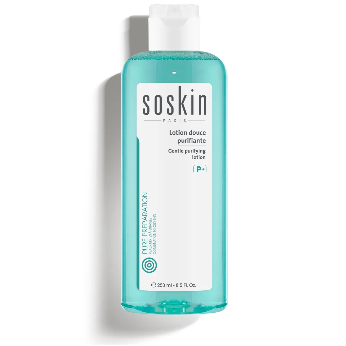 SOSKIN PARIS PUHASTUSLOSJOON RASUSELE JA KOMB.NAHALE 250ML