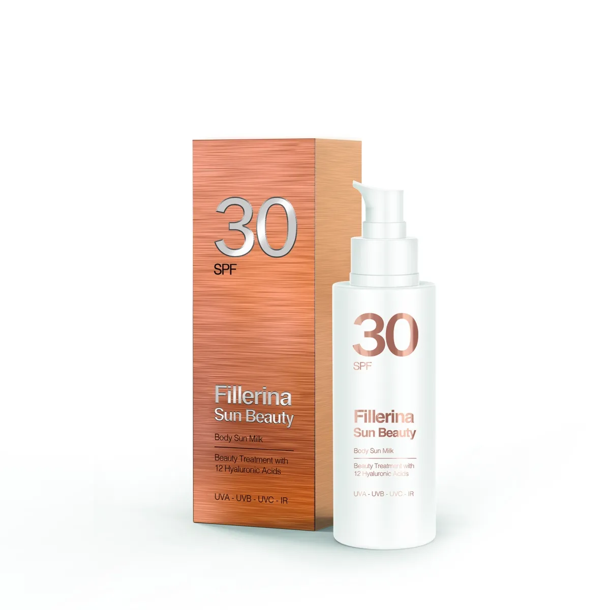 FILLERINA SUN PÄIKESEKAITSEPIIM KEHALE SPF30 150ML