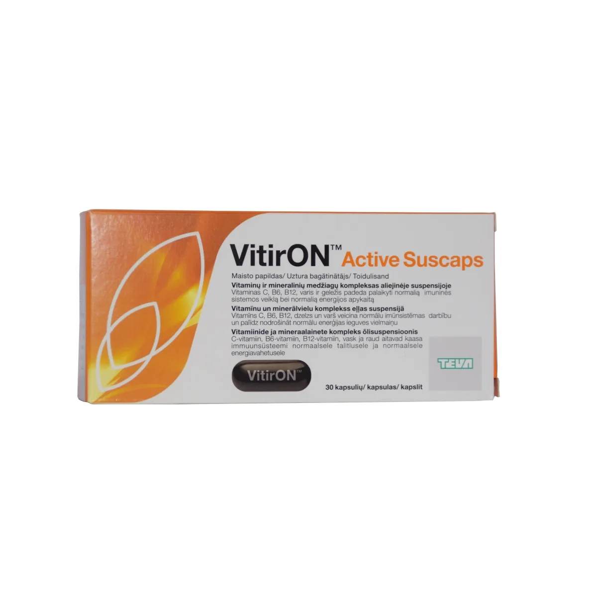 VITIRON ACTIVE SUSCAPS KAPSLID N30 - Изображение товара