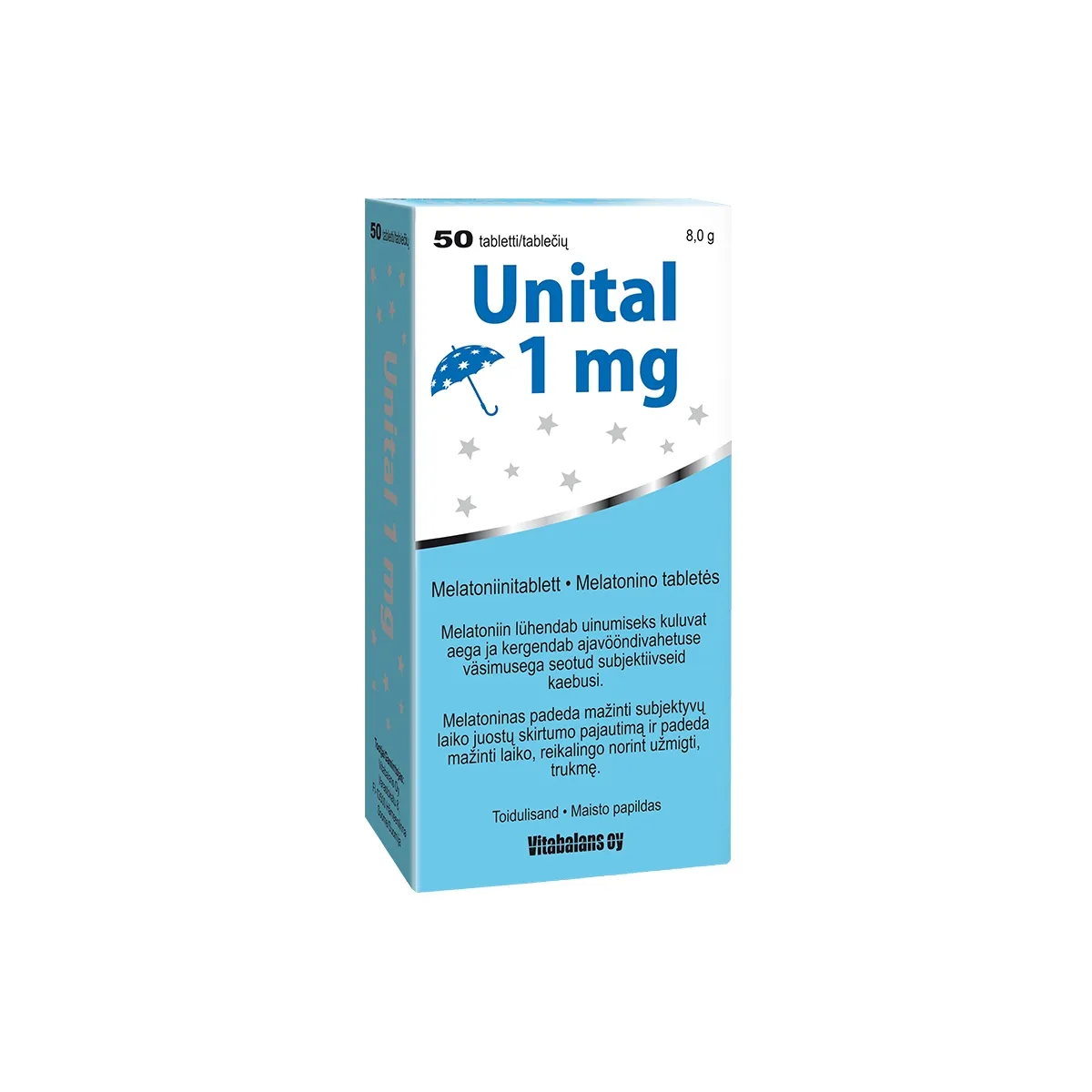 UNITAL TBL 1MG N50