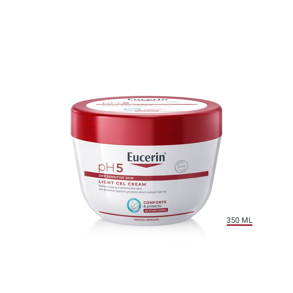 EUCERIN PH-5 GEEL-KREEM KEHALE 350ML