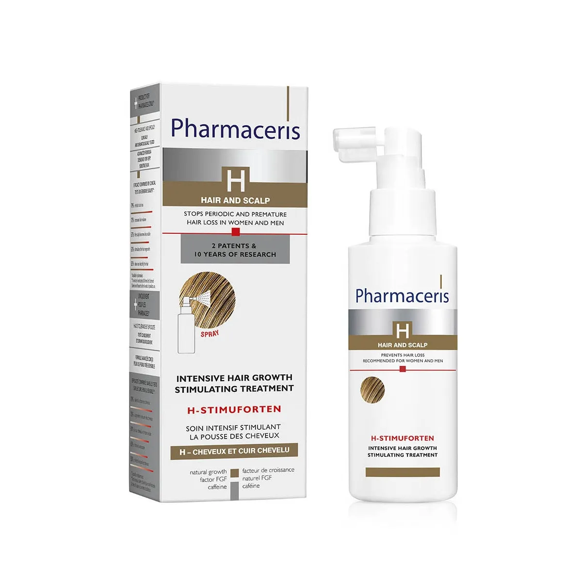 PHARMACERIS H STIMUFORTEN SPREI JUUKSEKASVU STIMUL. 125ML