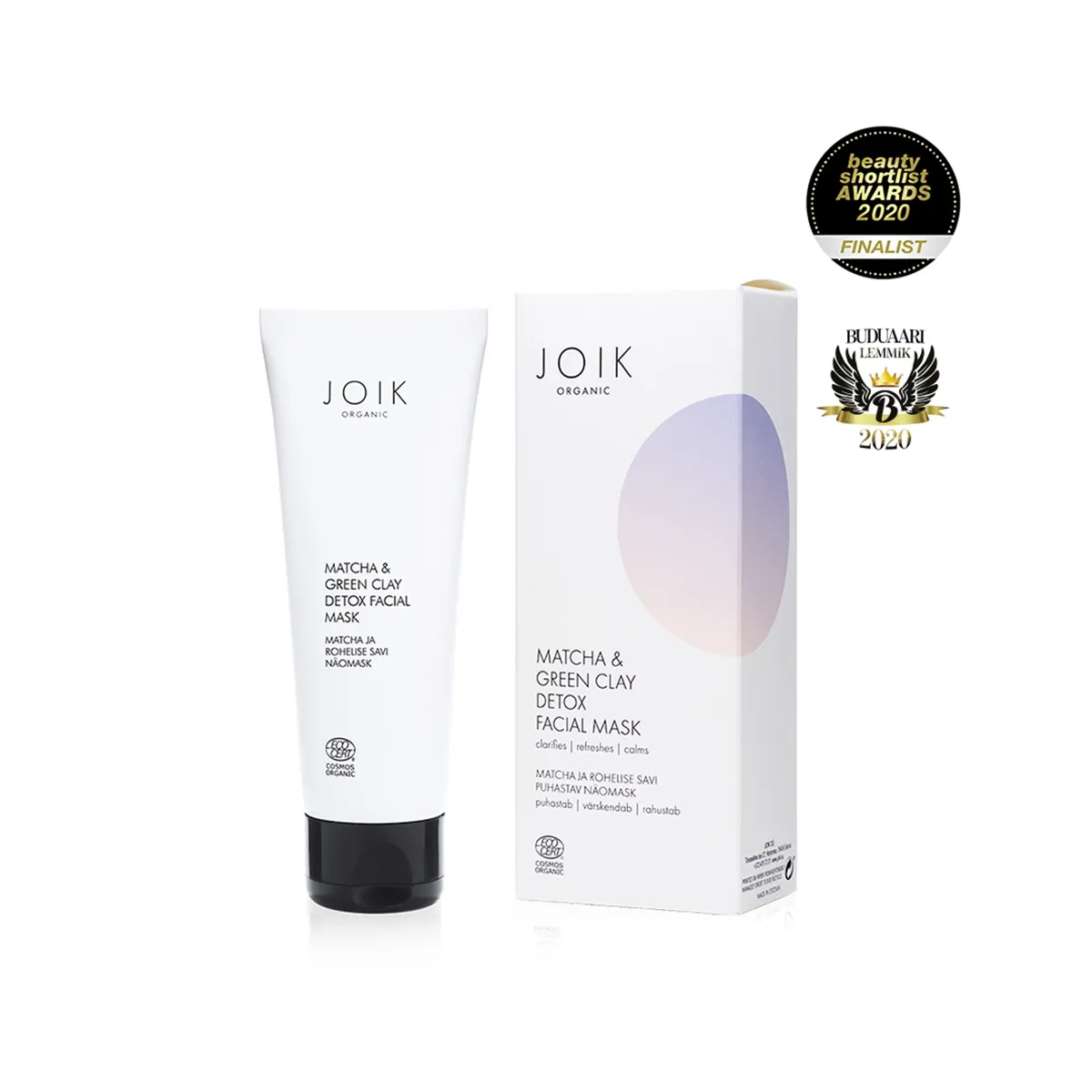 JOIK ORGANIC NÄOMASK PUHASTAV MATCHA & ROHELINE SAVI 75ML