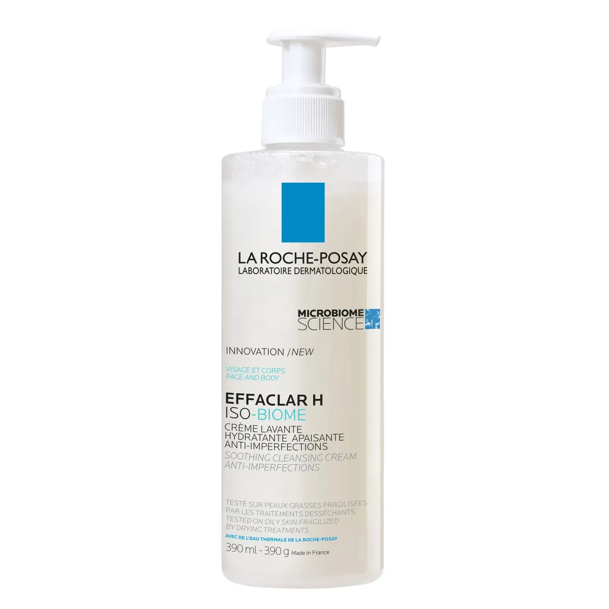 LA ROCHE-POSAY EFFACLAR H PUHASTUSKREEM RAHUSTAV 390ML - Изображение товара