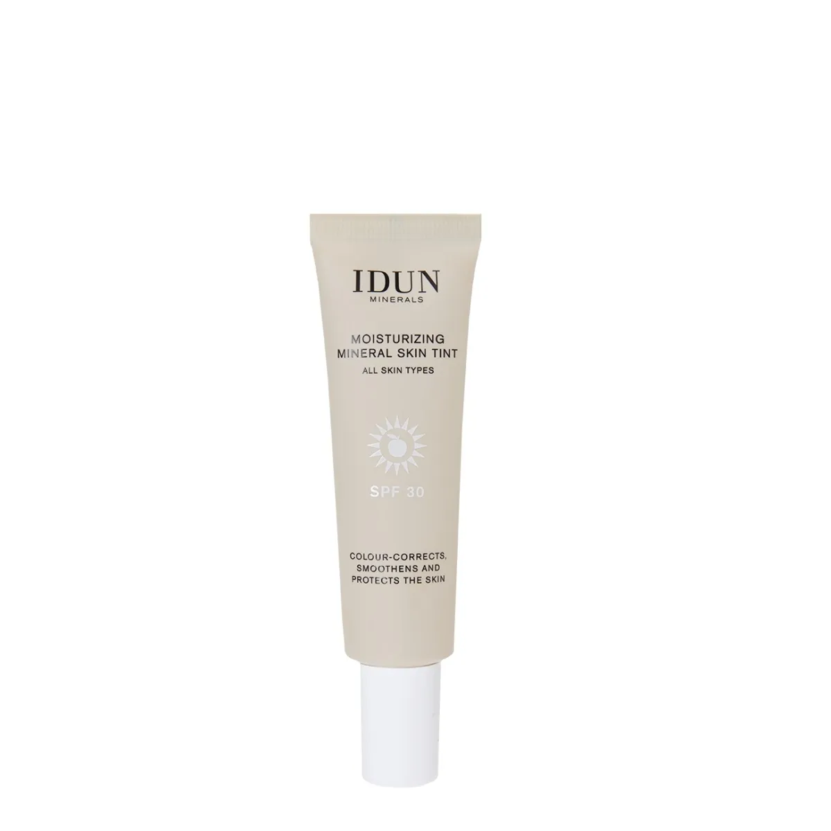 IDUN PÄIKESEKAITSE-EMULSIOON TOONIGA SPF30 HELE 27ML