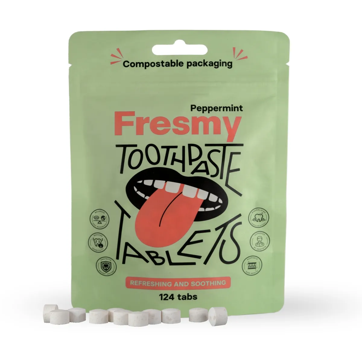 FRESMY HAMBAPESUTABLETID PIPARMÜNT N124 - Product Image