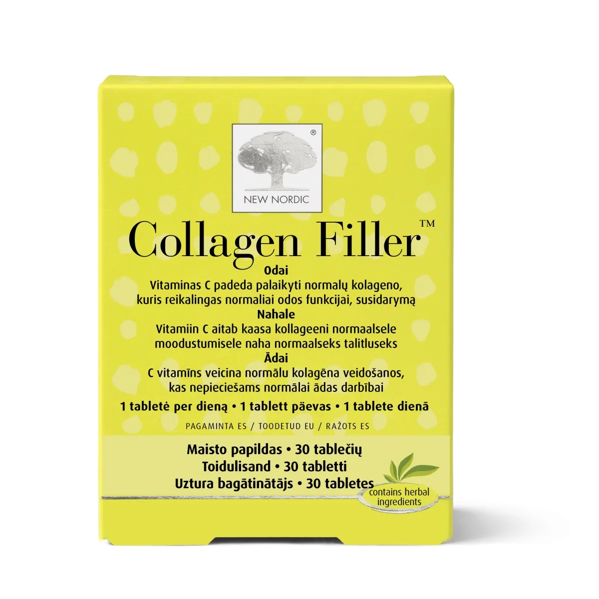 NEW NORDIC COLLAGEN FILLER TBL N30