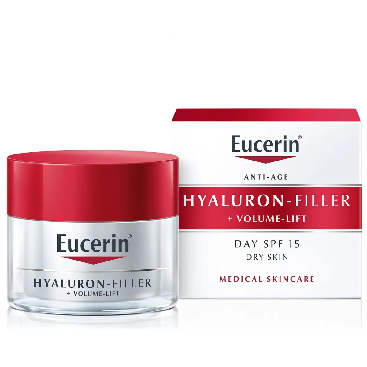 EUCERIN HYALURON FILLER+VOLUME PÄEVAKREEM KUIVALE NAHALE 50M