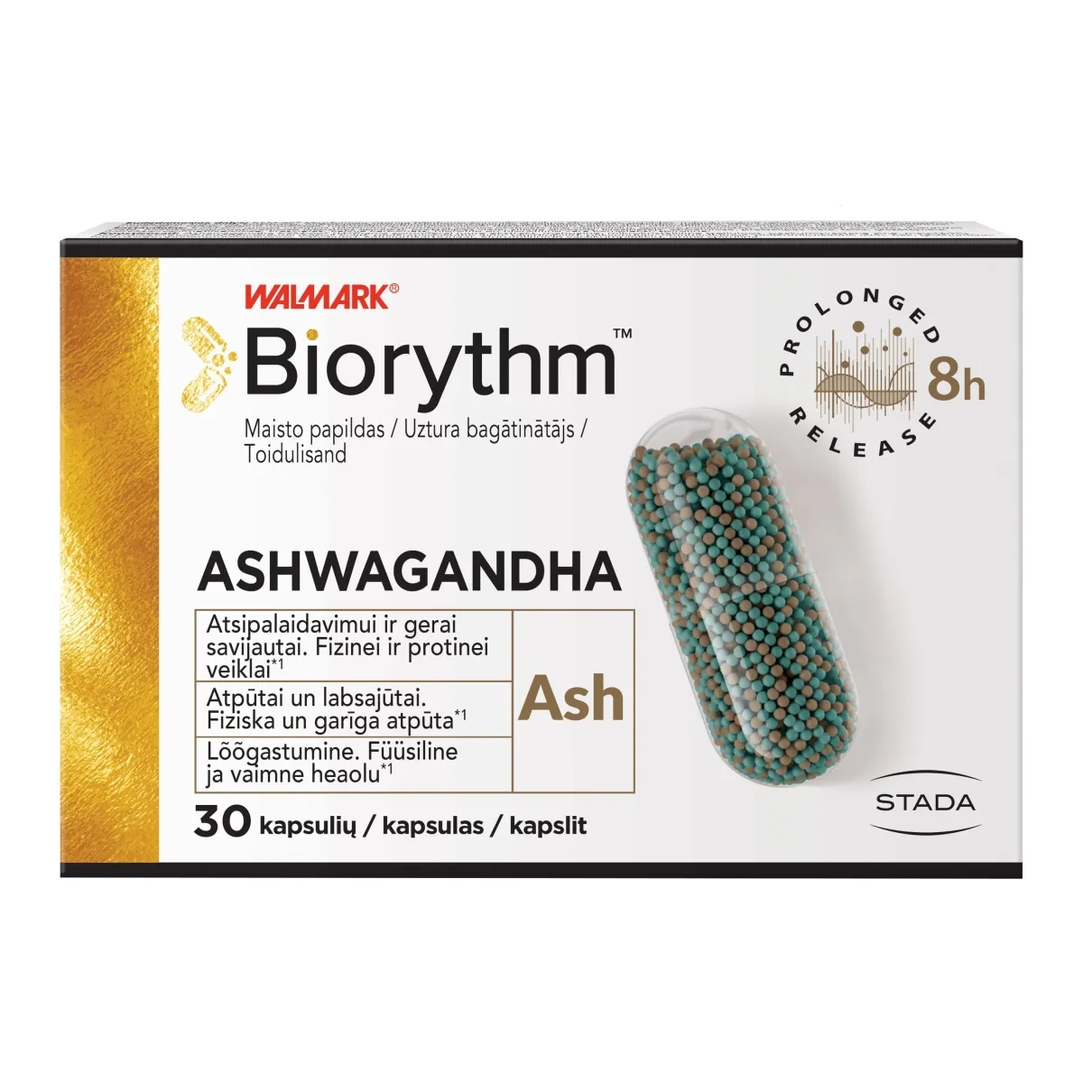 BIORYTHM ASHWAGANDHA KAPSLID N30