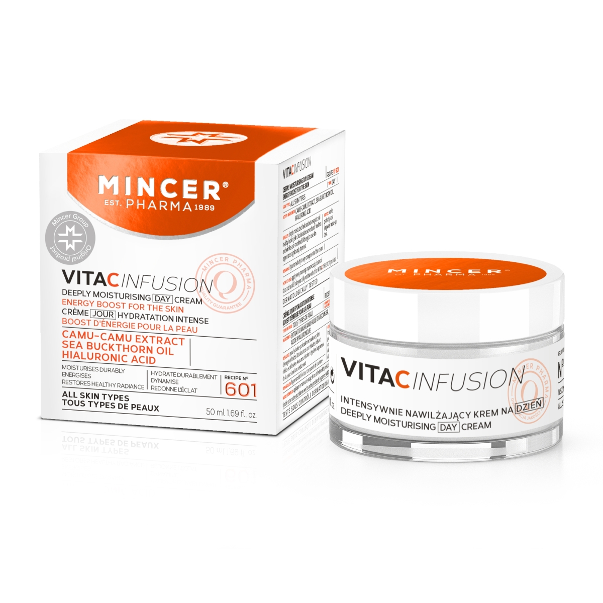 MINCER PHARMA VITA C PÄEVAKREEM SÜGAVALT NIISUTAV 50ML