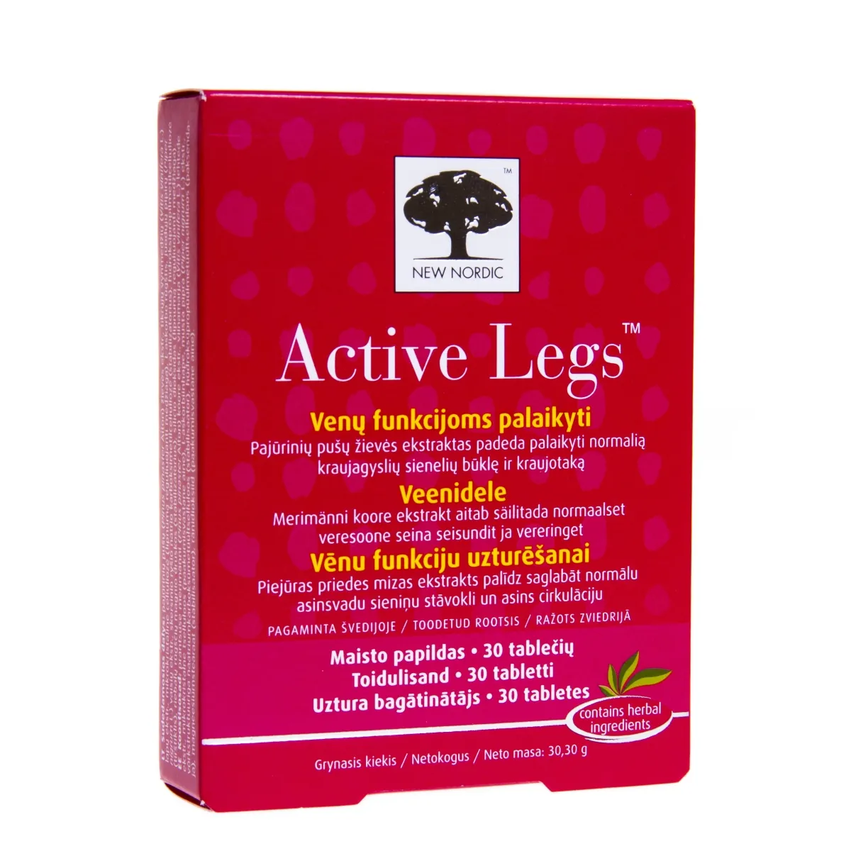 NEW NORDIC ACTIVE LEGS TBL N30 - Изображение товара