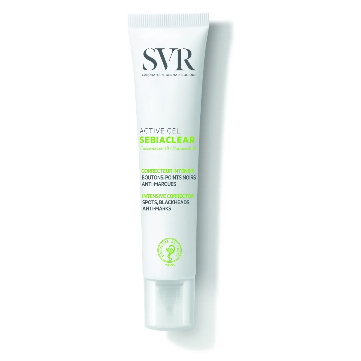 SVR SEBIACLEAR+ AKTIIVGEEL RASUSELE NAHALE 40ML - Изображение товара