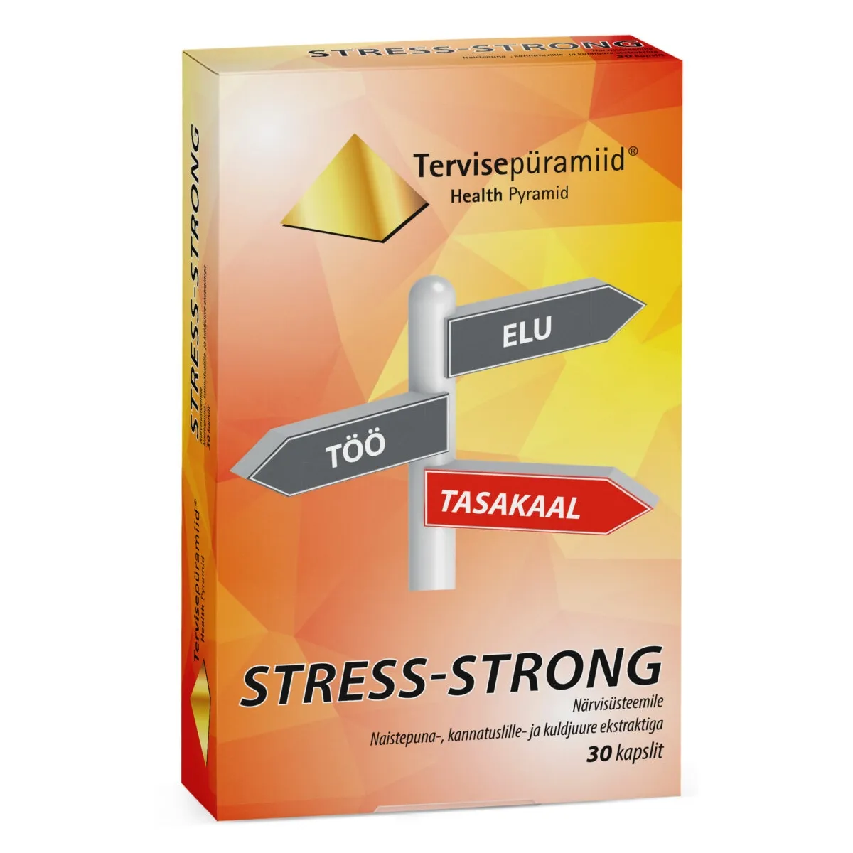 TERVISEPÜRAMIID STRESS-STRONG KAPSLID N30