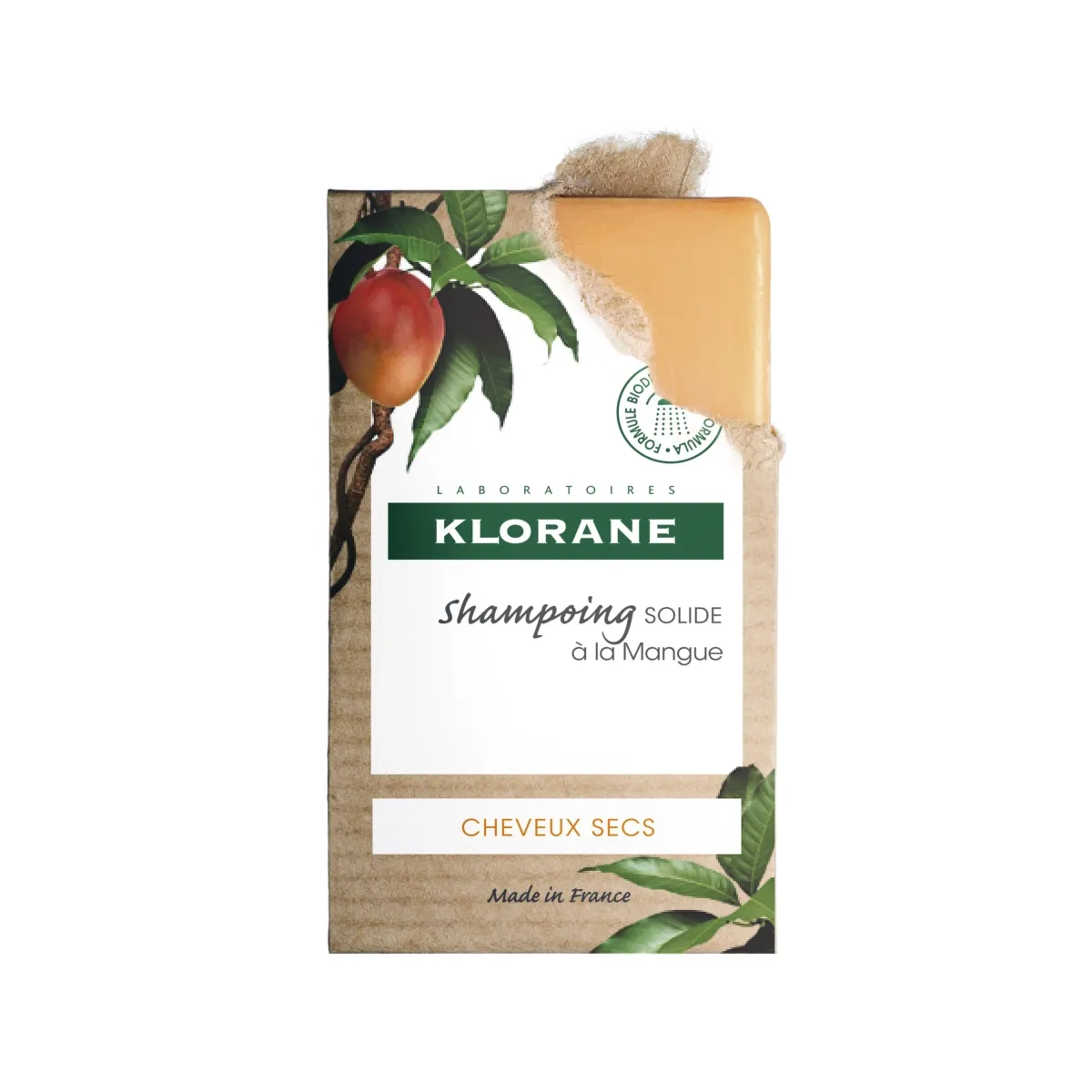 KLORANE TAHKE SHAMPOON KUIVADELE JUUSTELE MANGO 80GR - Изображение товара