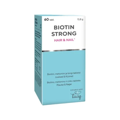 BIOTIIN STRONG HAIR&NAIL TBL N60