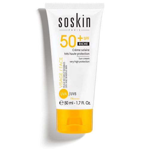 SOSKIN PARIS PÄIKSEKAITSEKREEM NÄOLE JA KEHALE SPF50+ 50ML