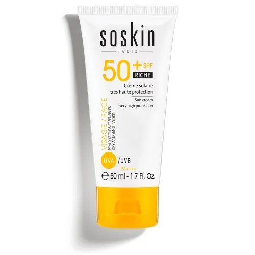 SOSKIN PARIS PÄIKSEKAITSEKREEM NÄOLE JA KEHALE SPF50+ 50ML