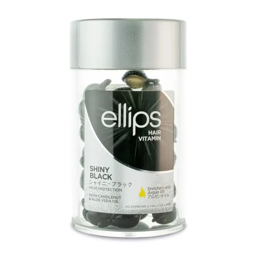 ELLIPS SHINY BLACK JUUKSEVITAMIINID PEALEMÄÄRITAVAD 1ML N50