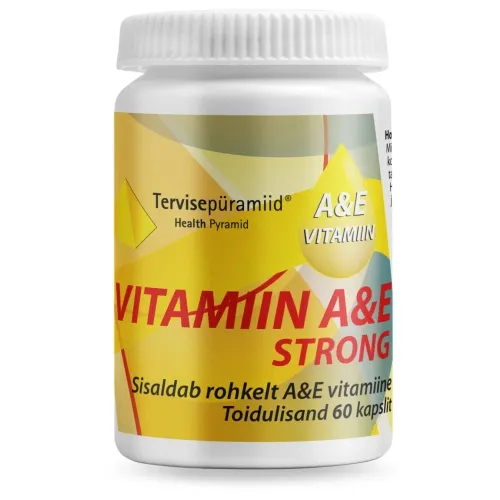 TERVISEPÜRAMIID VITAMIIN A+E STRONG KAPSLID N60